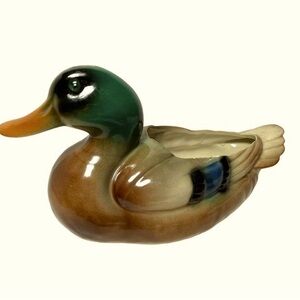 Royal Copleys Sitting Mallard Pottery Planter